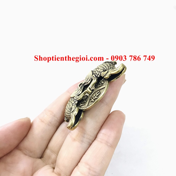 Móc Khóa Đồng Song Ngư Cá Chép - SP005227